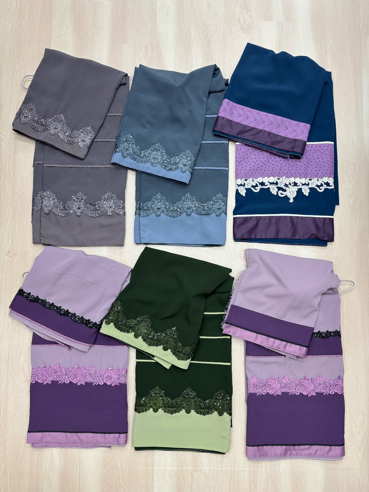  Abaya Ridas with Lacing